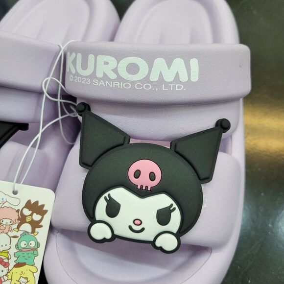 Brand New Sanrio Kuromi Sandals Slippers Size: 7 US - Picture 3 of 7
